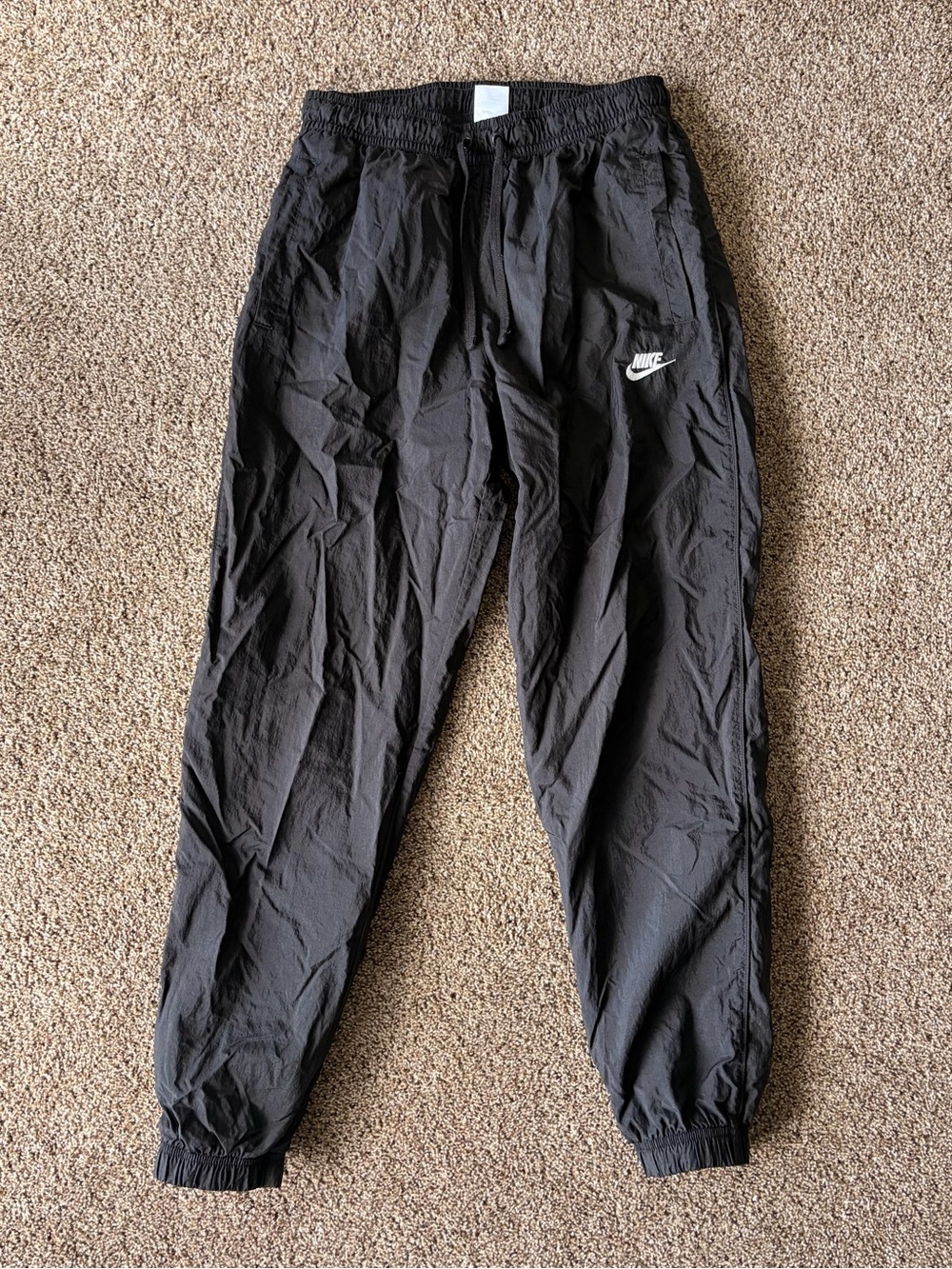 Nike Black Windbreaker Joggers Size M